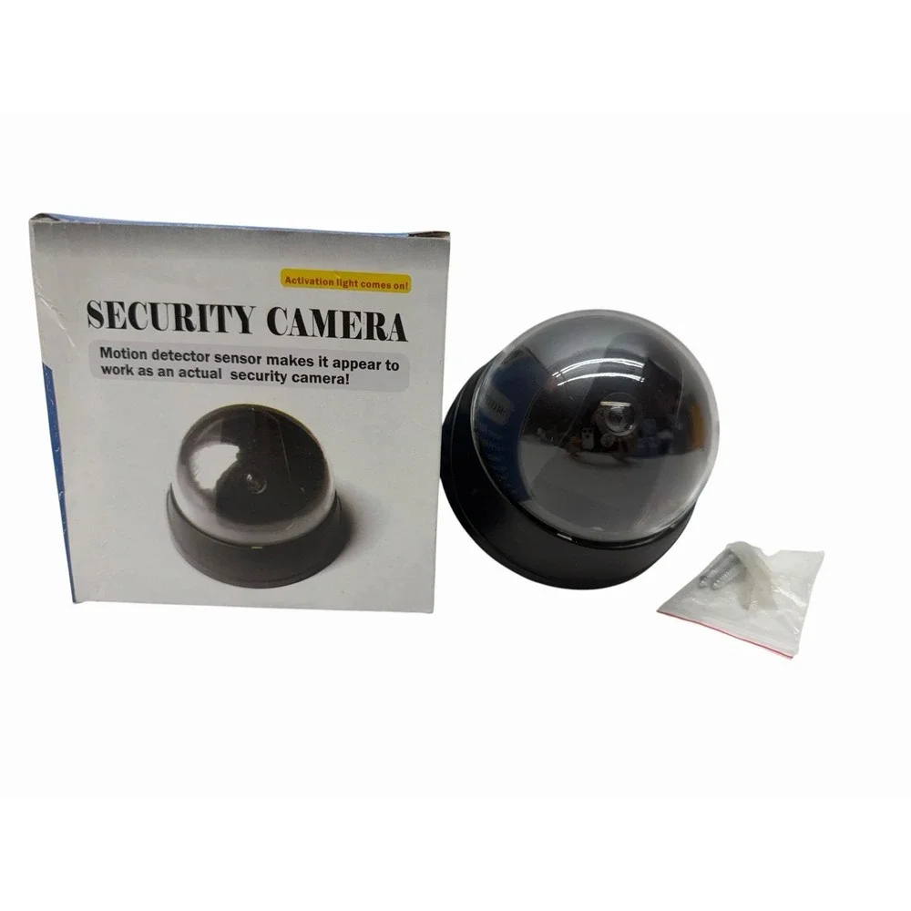 Lot of 5 Dummy Security Cameras Motion Sensor LED Light Dome Style New Open Box